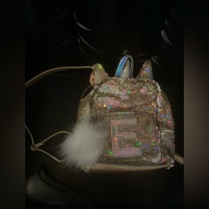 Justice Gold Small Backpack